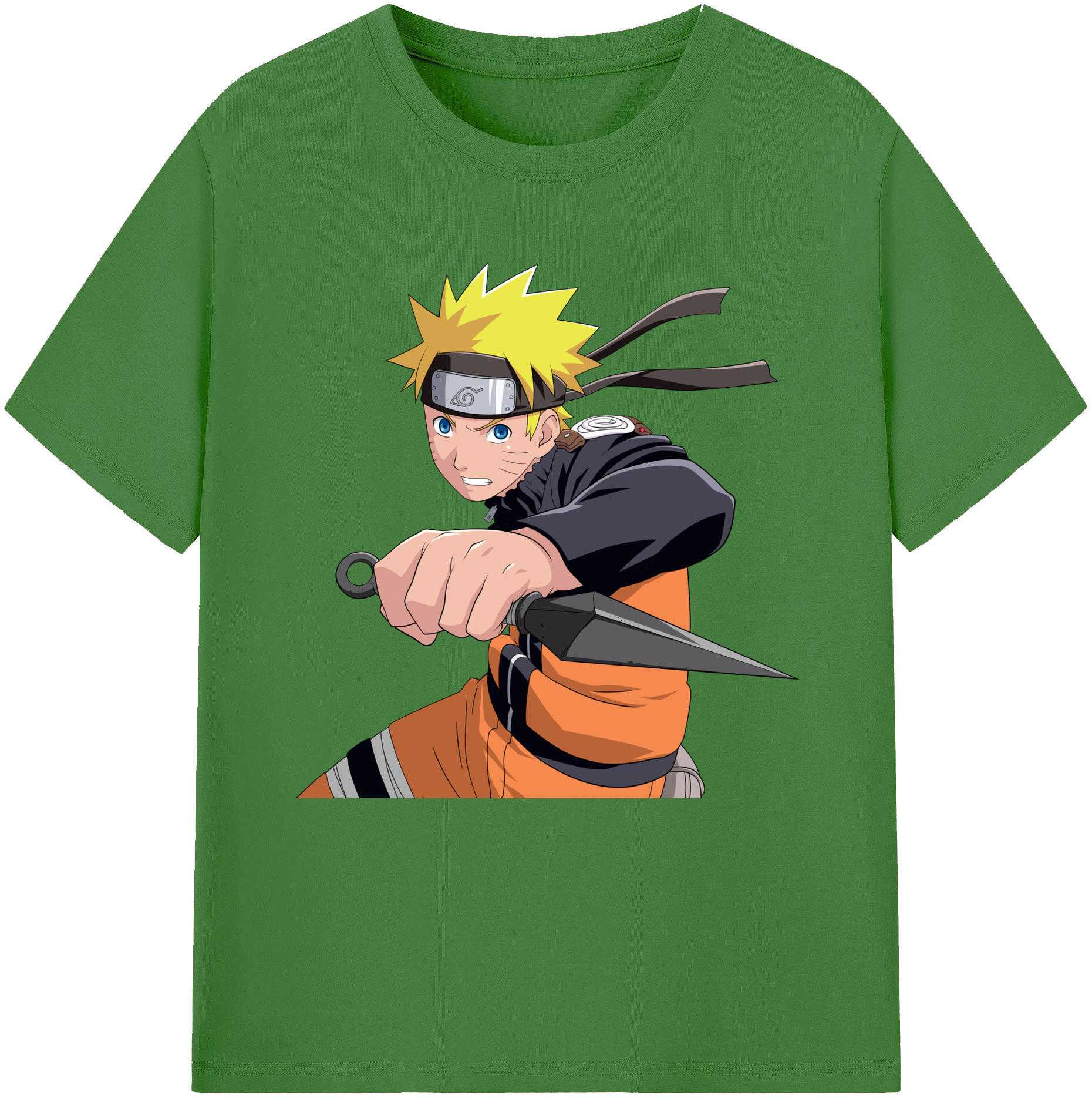 （画像用） NARUTO -ナルト- うずまき ナルト Uzumaki Naruto レディースカジュアルプリントTシャツ（綿100％）